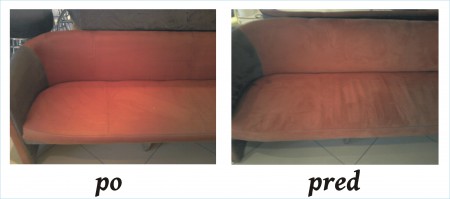 sedačka s teflónovým poťahom