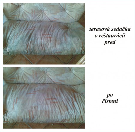 terasová sedačka v reštaurácii